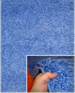 Купить высоковорсные ковры Шагги синий с доставкой по Санкт-Петербургу.