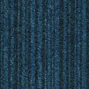Ковровая Плитка Stripe (Страйп) 171 Синий-Черный ― Нева Флор