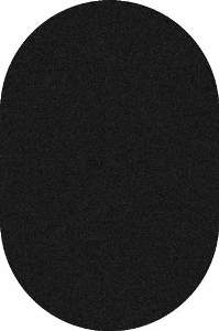 Овальный ковер PLATINUM T600 BLACK ― Нева Флор