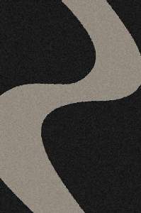 Прямоугольный ковер PLATINUM T616 BLACK-GRAY ― Нева Флор