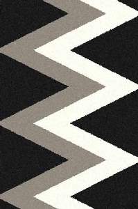 Прямоугольный ковер PLATINUM T645 BLACK ― Нева Флор